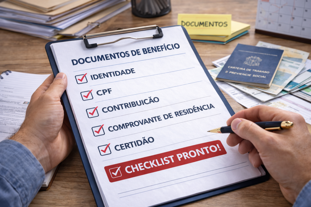 Lista de documentos exigidos para solicitar benefícios sociais sem atrasos na análise